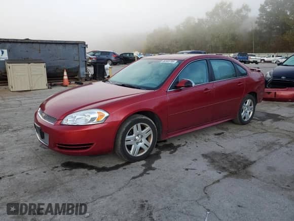 2013 Chevrolet Impala LT с VIN 2G1WB5E33D1147467, выставлен на аукционе Copart как лот 86303785 с пробегом 141 908 миль миль и Списание • Salvage title. История ставок и продаж доступна на DreamBid. Изображение 1.