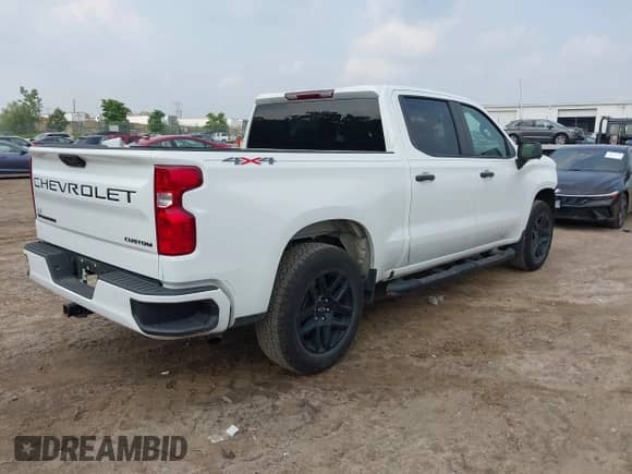 2024 Chevrolet Silverado 1500 Custom with VIN 1GCPDBEK4RZ156303, listed as a IAAI auction lot 42878835 with 37,959 mi miles and . Bid and sale history available at DreamBid. Image 4.