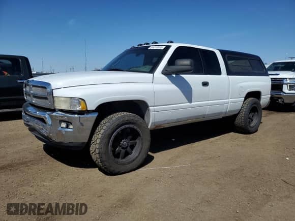 2001 Dodge 1500 with VIN 3B7HF13Y51G748524, listed as a Copart auction lot 55310895 with 199,618 mi miles and Salvage title. Bid and sale history available at DreamBid. Image 1.