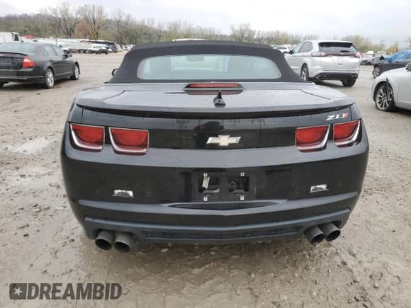 2013 Chevrolet Camaro ZL1 с VIN 2G1FL3DP1D9807609, выставлен на аукционе Copart как лот 80640224 с пробегом 71 909 миль миль и Списание • Salvage title. История ставок и продаж доступна на DreamBid. Изображение 6.