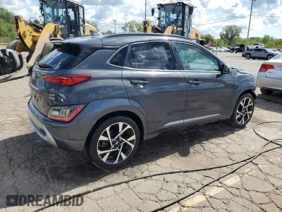 2023 Hyundai Kona Limited с VIN KM8K5CA38PU050065, выставлен на аукционе Copart как лот 70455585 с пробегом 14 845 миль миль и На запчасти • Non repairable. История ставок и продаж доступна на DreamBid. Изображение 3.