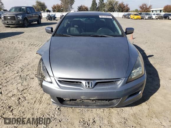2007 Honda Accord EX-L with VIN 1HGCM82647A000381, listed as a Copart auction lot 82743035 with 128,027 mi miles and Salvage title. Bid and sale history available at DreamBid. Image 5.