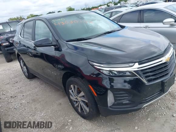 2024 Chevrolet Equinox LT с VIN 3GNAXUEG8RL104983, выставлен на аукционе IAAI как лот 43030252 с пробегом 38 624 миль миль и . История ставок и продаж доступна на DreamBid. Изображение 1.