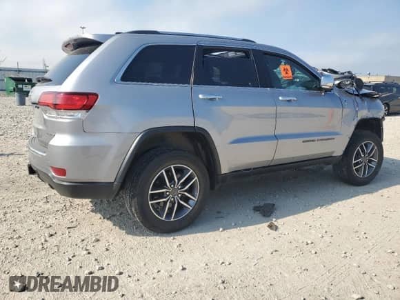 2021 Jeep Grand Cherokee Limited with VIN 1C4RJFBT8MC582514, listed as a Copart auction lot 56870385 with Not provided miles and Non repairable. Bid and sale history available at DreamBid. Image 3.