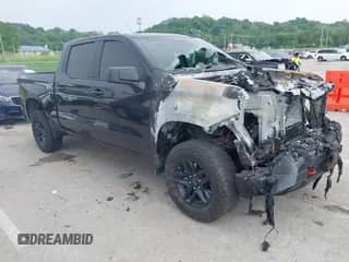 2024 Chevrolet Silverado 1500 LT Trail Boss z VIN 3GCUDFE82RG327029, wystawiony jako IAAI lot #42266516 z przebiegiem Nie podano mil oraz . Historia ofert i sprzedaży dostępna na DreamBid. Obrazek 1.
