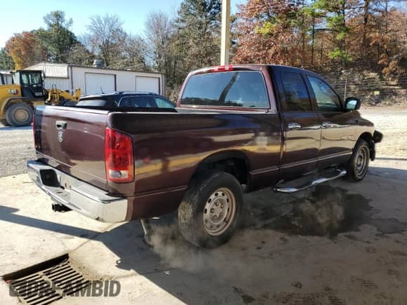 2005 Dodge 1500 ST with VIN 1D7HA18K25J600246, listed as a Copart auction lot 83778964 with 85,088 mi miles and Salvage title. Bid and sale history available at DreamBid. Image 3.