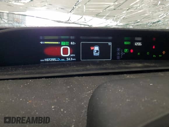 2020 Toyota Prius LE with VIN JTDKARFP2L3159619, listed as a Copart auction lot 68156685 with 107,295 mi miles and Salvage title. Bid and sale history available at DreamBid. Image 9.