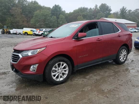 2018 Chevrolet Equinox LT with VIN 3GNAXSEVXJS572730, listed as a Copart auction lot 86117615 with 89,947 mi miles and Salvage title. Bid and sale history available at DreamBid. Image 1.