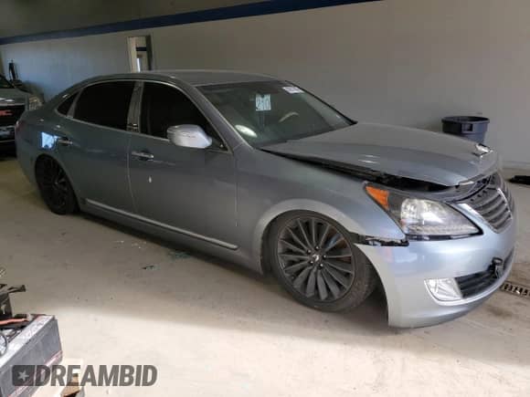 2014 Hyundai Equus Ultimate with VIN KMHGH4JH9EU085175, listed as a Copart auction lot 42917045 with 85,373 mi miles and Clean title. Bid and sale history available at DreamBid. Image 4.