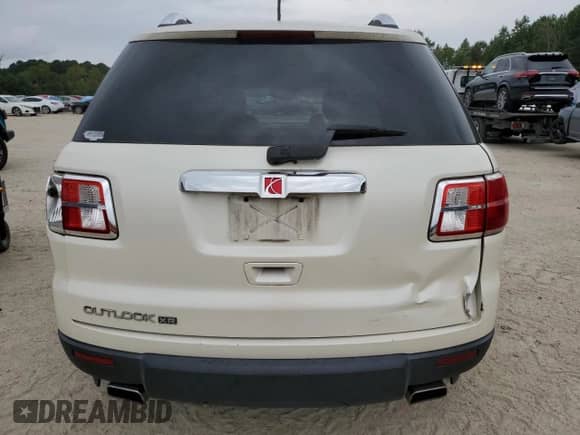 2008 Saturn Outlook XR with VIN 5GZER237X8J299551, listed as a Copart auction lot 80641005 with 215,803 mi miles and Salvage title. Bid and sale history available at DreamBid. Image 6.