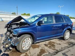 2017 Dodge Journey SE with VIN 3C4PDCAB7HT504726, listed as a Copart auction lot 81293375 with 95,029 mi miles and Salvage title. Bid and sale history available at DreamBid. Image 1.