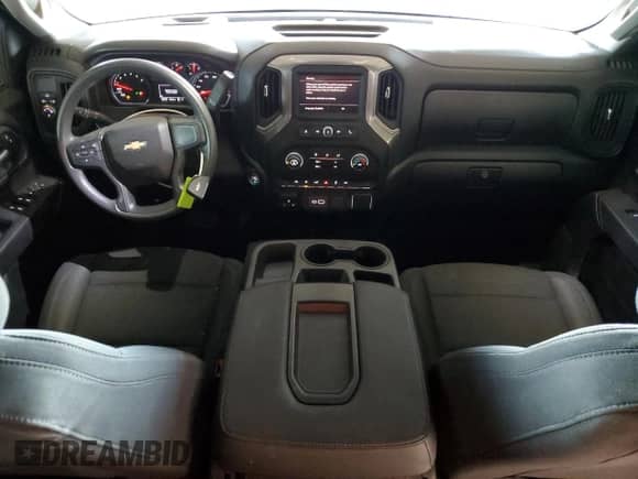 2024 Chevrolet Silverado 1500 Custom with VIN 1GCPABEK0RZ107222, listed as a Copart auction lot 80317465 with 30,949 mi miles and Salvage title. Bid and sale history available at DreamBid. Image 8.