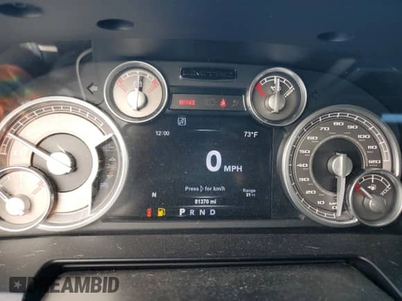 2015 Ram 1500 with VIN 1C6RR6WT9FS606760, listed as a Copart auction lot 53546075 with 81,370 mi miles and Salvage title. Bid and sale history available at DreamBid. Image 9.