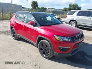 2018 Jeep Compass Latitude with VIN 3C4NJCBB9JT318478, listed as a IAAI auction lot 43494428 with 128,426 mi miles and . Bid and sale history available at DreamBid. Image 1.