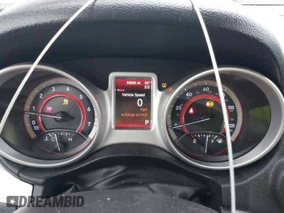 2019 Dodge Journey SE Value with VIN 3C4PDCAB8KT797348, listed as a IAAI auction lot 43378501 with 93,026 mi miles and . Bid and sale history available at DreamBid. Image 7.