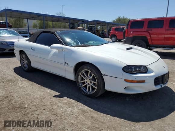 1999 Chevrolet Camaro Z28 with VIN 2G1FP32G9X2117837, listed as a Copart auction lot 69289314 with 54,591 mi miles and Salvage title. Bid and sale history available at DreamBid. Image 4.