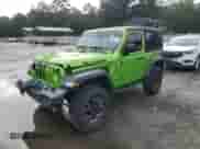 2020 Jeep Wrangler Sport S with VIN 1C4GJXAN5LW154901, listed as a Copart auction lot 84963735 with 76,329 mi miles and Salvage title. Bid and sale history available at DreamBid. Image 1.