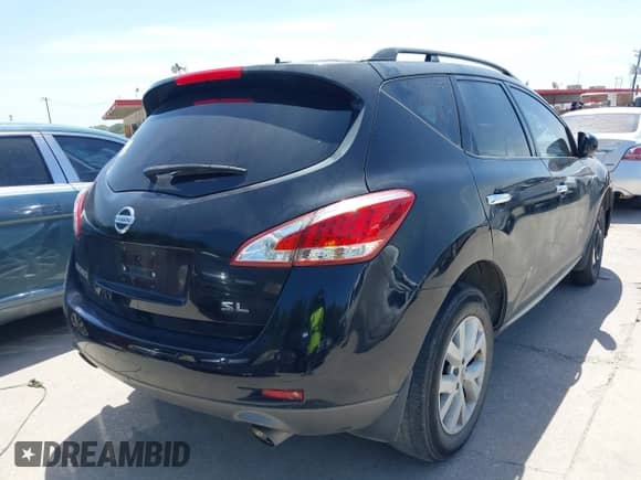 2012 Nissan Murano S with VIN JN8AZ1MU2CW113600, listed as a IAAI auction lot 42862098 with 182,457 mi miles and . Bid and sale history available at DreamBid. Image 4.