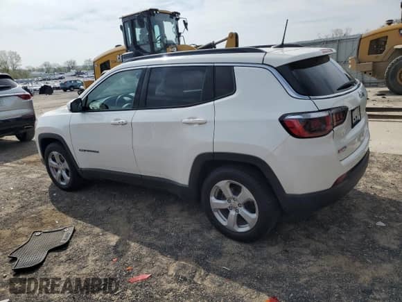 2019 Jeep Compass Latitude z VIN 3C4NJCBB6KT715423, wystawiony jako Copart lot #55070705 z przebiegiem 74 576 mil mil oraz Szkoda całkowita • Salvage title. Historia ofert i sprzedaży dostępna na DreamBid. Obrazek 2.