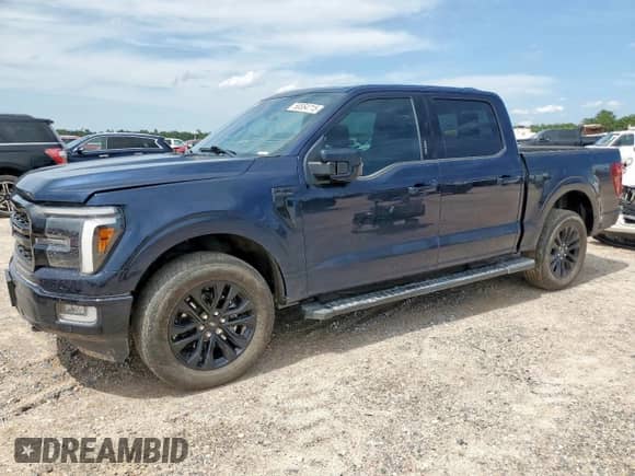 2024 Ford F-150 Lariat с VIN 1FTFW5L5XRFA95819, выставлен на аукционе Copart как лот 58554715 с пробегом Не указан миль и Списание • Salvage title. История ставок и продаж доступна на DreamBid. Изображение 1.