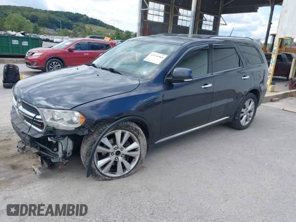 2013 Dodge Durango Crew with VIN 1C4RDJDG6DC690060, listed as a IAAI auction lot 43134968 with 160,833 mi miles and . Bid and sale history available at DreamBid. Image 18.