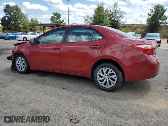 2019 Toyota Corolla L с VIN 5YFBURHE7KP927412, выставлен на аукционе Copart как лот 70284545 с пробегом 102 405 миль миль и Списание • Salvage title. История ставок и продаж доступна на DreamBid. Изображение 2.