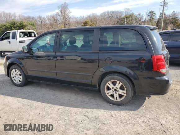 2014 Dodge Grand Caravan SXT with VIN 2C4RDGBG4ER105961, listed as a Copart auction lot 49866065 with 96,575 mi miles and Clean title. Bid and sale history available at DreamBid. Image 3.