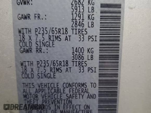 2013 Nissan Pathfinder SL with VIN 5N1AR2MM6DC686628, listed as a Copart auction lot 87252615 with 179,360 mi miles and Salvage title. Bid and sale history available at DreamBid. Image 12.