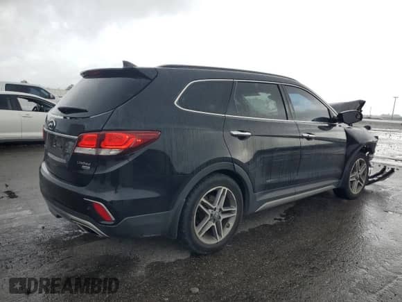 2017 Hyundai Santa Fe Limited Ultimate with VIN KM8SR4HF0HU217062, listed as a Copart auction lot 85781865 with 102,106 mi miles and Salvage title. Bid and sale history available at DreamBid. Image 3.