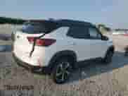 2023 Chevrolet TrailBlazer RS with VIN KL79MUSL0PB151474, listed as a Copart auction lot 80124865 with 40,150 mi miles and Salvage title. Bid and sale history available at DreamBid. Image 3.