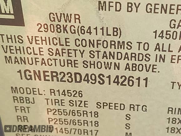 2009 Chevrolet Traverse 2LT с VIN 1GNER23D49S142611, выставлен на аукционе IAAI как лот 42995761 с пробегом 253 283 миль миль и . История ставок и продаж доступна на DreamBid. Изображение 9.