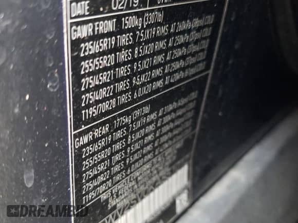 2019 Land Rover Range Rover Sport HSE Dynamic with VIN SALWV2SV0KA851012, listed as a Copart auction lot 44442235 with 66,367 mi miles and Non repairable. Bid and sale history available at DreamBid. Image 15.