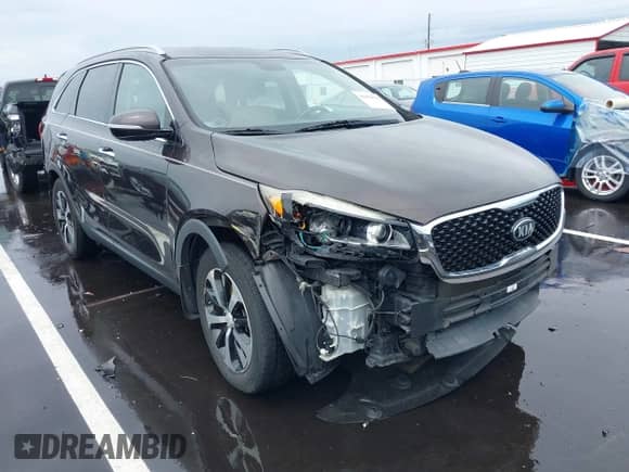 2016 Kia Sorento EX with VIN 5XYPH4A51GG040097, listed as a IAAI auction lot 42981926 with 114,168 mi miles and . Bid and sale history available at DreamBid. Image 1.
