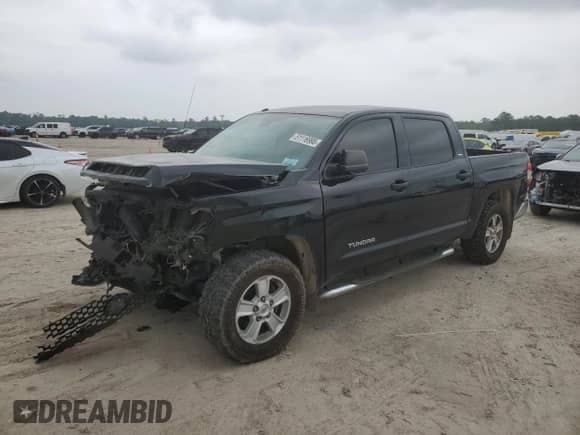 2018 Toyota Tundra SR5 with VIN 5TFDM5F14JX074971, listed as a Copart auction lot 51116995 with 150,071 mi miles and Salvage title. Bid and sale history available at DreamBid. Image 1.