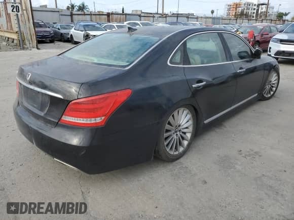 2015 Hyundai Equus Signature с VIN KMHGH4JH8FU095195, выставлен на аукционе Copart как лот 53468995 с пробегом 118 827 миль миль и Чистый • Clean title. История ставок и продаж доступна на DreamBid. Изображение 3.