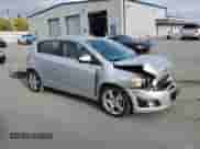 2015 Chevrolet Sonic LTZ with VIN 1G1JF6SB4F4195146, listed as a Copart auction lot 72089495 with 84,850 mi miles and Salvage title. Bid and sale history available at DreamBid. Image 4.