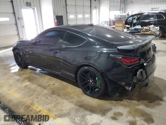 2014 Hyundai Genesis Coupe Grand Touring with VIN KMHHU6KJ6EU114595, listed as a Copart auction lot 45369485 with 124,348 mi miles and Salvage title. Bid and sale history available at DreamBid. Image 2.