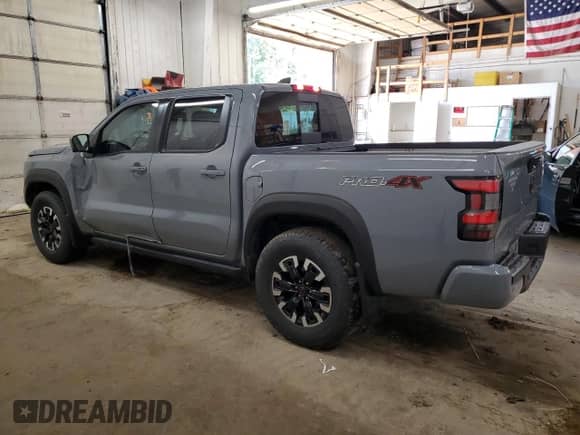 2023 Nissan Frontier SV with VIN 1N6ED1EKXPN665251, listed as a Copart auction lot 64623895 with 23,384 mi miles and Salvage title. Bid and sale history available at DreamBid. Image 2.