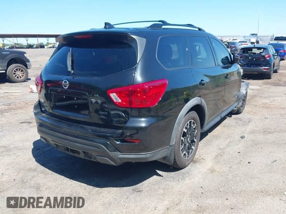 2019 Nissan Pathfinder SV with VIN 5N1DR2MM2KC642006, listed as a IAAI auction lot 42301997 with 95,716 mi miles and . Bid and sale history available at DreamBid. Image 4.