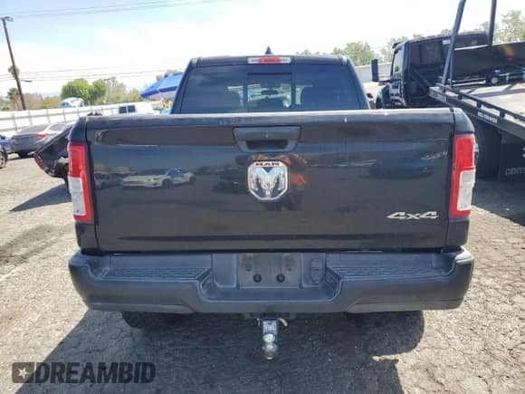 2019 Ram 1500 Tradesman z VIN 1C6SRFGT8KN534006, wystawiony jako Copart lot #53955085 z przebiegiem 75 492 mil mil oraz Szkoda całkowita • Salvage title. Historia ofert i sprzedaży dostępna na DreamBid. Obrazek 6.