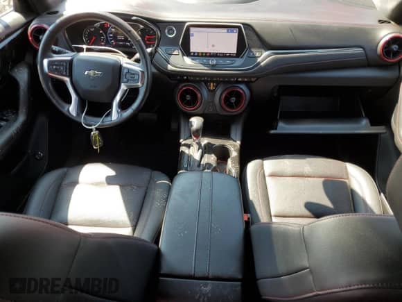 2021 Chevrolet Blazer RS с VIN 3GNKBERS2MS577560, выставлен на аукционе Copart как лот 66104405 с пробегом 35 960 миль миль и Списание • Salvage title. История ставок и продаж доступна на DreamBid. Изображение 8.