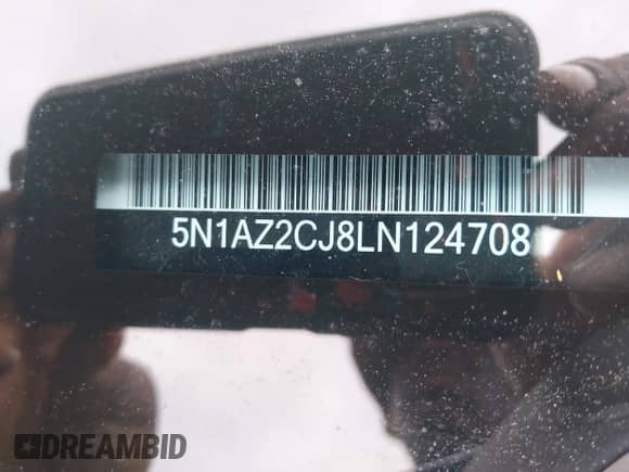 2020 Nissan Murano SL z VIN 5N1AZ2CJ8LN124708, wystawiony jako IAAI lot #42200604 z przebiegiem 117 284 mil mil oraz . Historia ofert i sprzedaży dostępna na DreamBid. Obrazek 9.