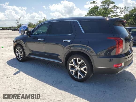 2021 Hyundai Palisade SEL with VIN KM8R44HE6MU191632, listed as a Copart auction lot 65937004 with 19,673 mi miles and Non repairable. Bid and sale history available at DreamBid. Image 2.