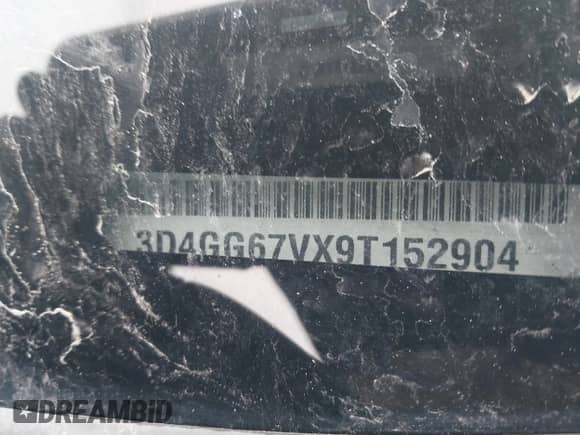 2009 Dodge Journey R/T z VIN 3D4GG67VX9T152904, wystawiony jako IAAI lot #41929890 z przebiegiem 149 647 mil mil oraz . Historia ofert i sprzedaży dostępna na DreamBid. Obrazek 9.