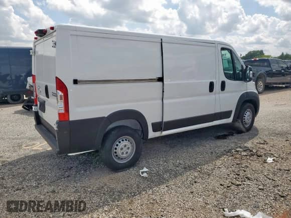 2024 Ram ProMaster Cargo Tradesman с VIN 3C6LRVAG3RE144908, выставлен на аукционе Copart как лот 64447025 с пробегом Не указан миль и Списание • Salvage title. История ставок и продаж доступна на DreamBid. Изображение 3.