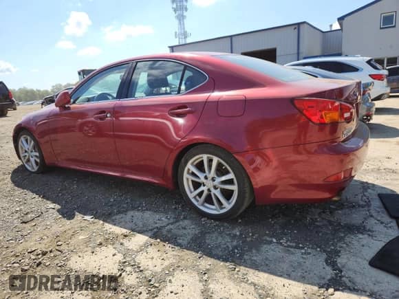 2006 Lexus IS 350 with VIN JTHBE262462003851, listed as a Copart auction lot 65858625 with 191,458 mi miles and Clean title. Bid and sale history available at DreamBid. Image 2.