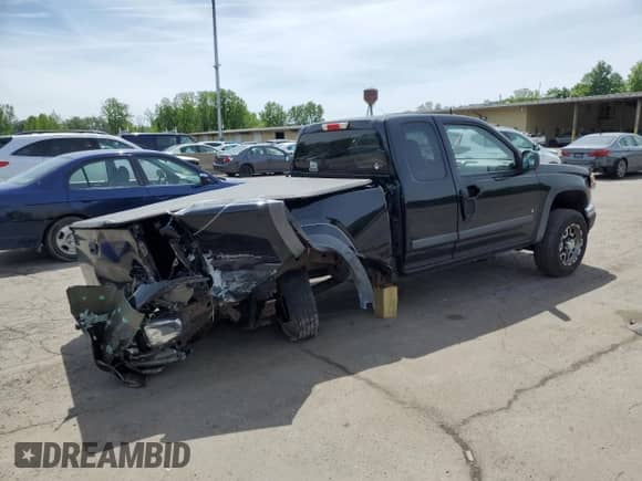 2008 Chevrolet Colorado 1LT with VIN 1GCDT19E488109183, listed as a Copart auction lot 57277865 with 216,561 mi miles and Salvage title. Bid and sale history available at DreamBid. Image 3.