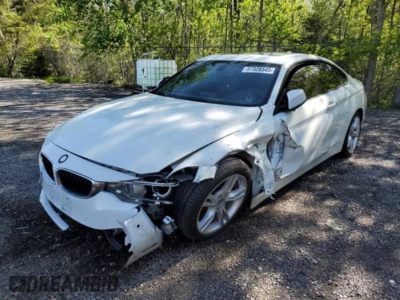 2014 BMW 4 Series 428i xDrive с VIN WBA3N5C54EF717179, выставлен на аукционе Copart как лот 57528545 с пробегом 124 353 миль миль и Списание • Salvage title. История ставок и продаж доступна на DreamBid. Изображение 1.