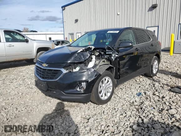 2018 Chevrolet Equinox LT z VIN 3GNAXSEV6JL343794, wystawiony jako Copart lot #82718655 z przebiegiem 94 450 mil mil oraz Czysty tytuł • Clean title. Historia ofert i sprzedaży dostępna na DreamBid. Obrazek 1.