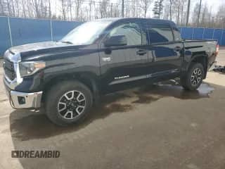 2021 Toyota Tundra SR5 with VIN 5TFDY5F13MX996740, listed as a Copart auction lot 56096205 with 157,370 mi miles and Salvage title. Bid and sale history available at DreamBid. Image 1.
